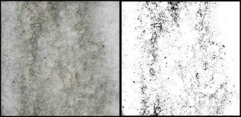 passaggio da immagine fotografica a quantificazione detrito