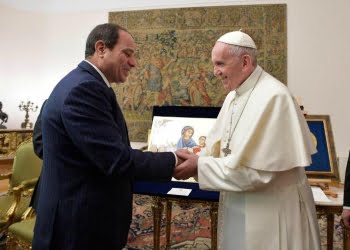 papa_francesc_egitto_al_sisi_presidente_viaggio_lapresse_2017