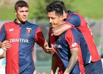 Lapadula_Genoa_gol_amichevole_lapresse_2018