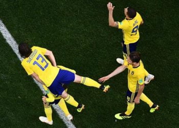 Svensson_Berg_Svezia_esultanza_Mondiali_lapresse_2018