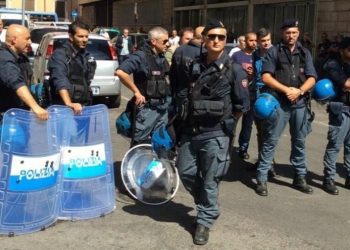 polizia-sgombero