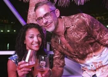 Carlo Cicchelli insieme alla fidanzata, sua carnefice