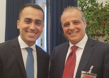Luigi Di Maio con Domenico Parisi
