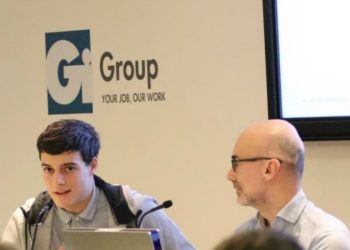 Luis Sal durante l'incontro a Destination Work di Gi Group