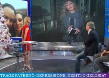 Strage di Paternò (foto da La vita in diretta, Twitter)