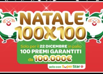Natale 100x100 Superenalotto SuperStar