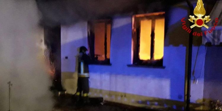 Incendio in casa