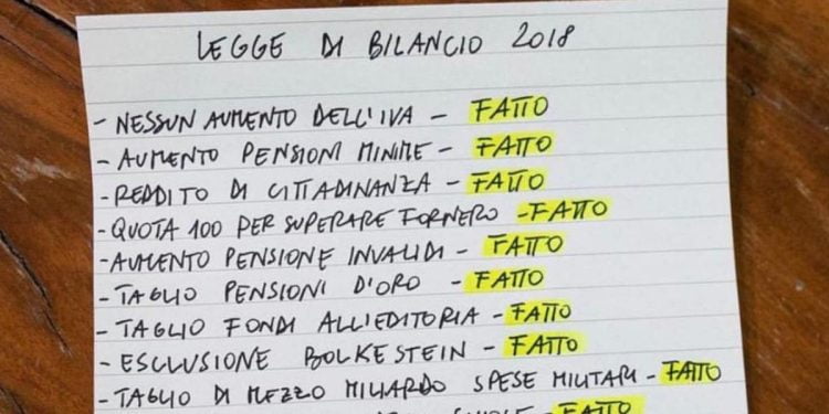 Lista Di Maio