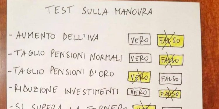 Di Maio e la manovra