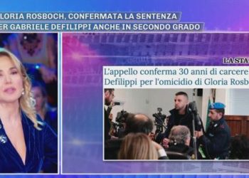 Delitto Rosboch, Barbara d'Urso a processo per diffamazione