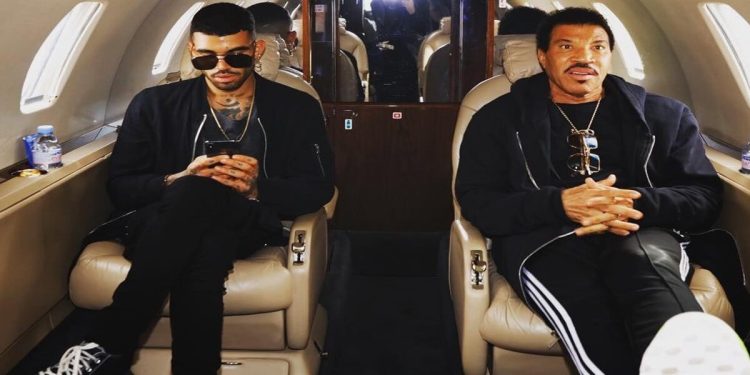 Miles e Lionel Richie (Instagram)