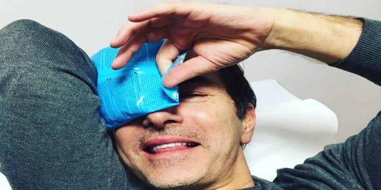 Marco Liorni, piccolo incidente (Instagram)