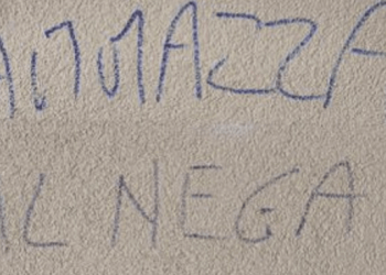 Insulti razzisti a Melegnano contro Bakary, foto da Twitter