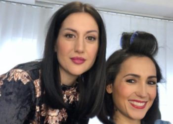 Jessica Morlacchi e Caterina Balivo, foto Twitter