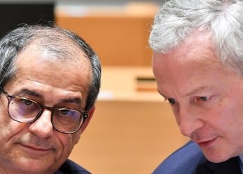 Giovanni Tria e Bruno Le Maire (Lapresse)