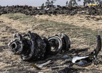 Resti aereo caduto in Etiopia