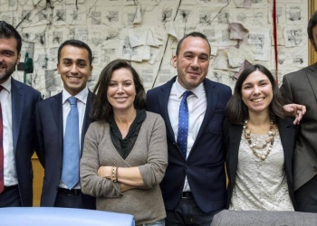 Gruppo M5s con Sabina Guzzanti
