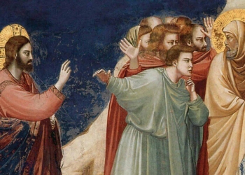 Giotto, Resurrezione di Lazzaro, particolare (1303-05)