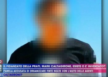 Marco Caltagirone, la presunta foto
