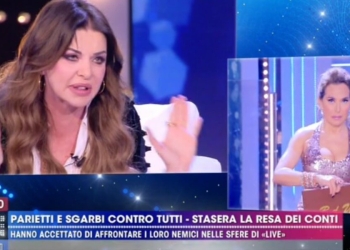 Alba Parietti e Barbara D'Urso