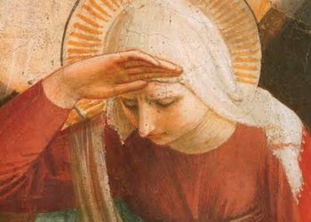 Beato Angelico, Marie al sepolcro, particolare