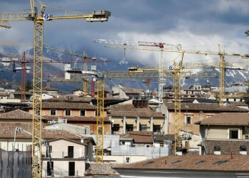 L'Aquila oggi (LaPresse)