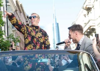 Salmo e Alessandro Cattelan