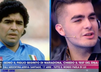 Santiago Lara, presunto figlio biologico di Diego Armando Maradona