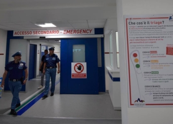 Polizia in ospedale