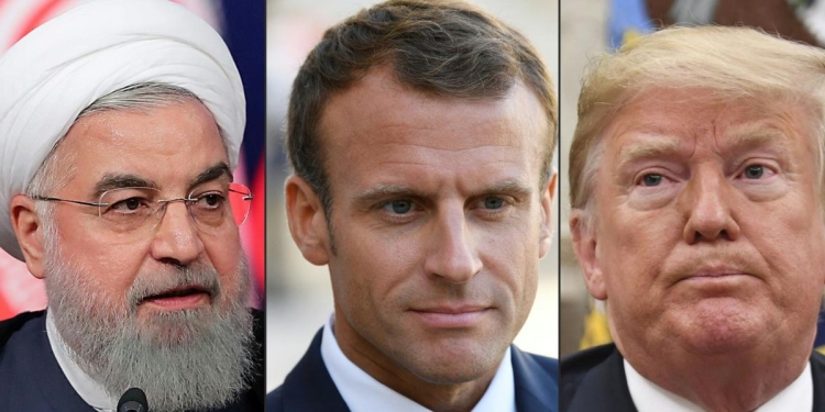 Rohani, Macron e Trump