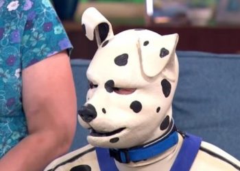 Tom Peters con il suo costume da Dalmata