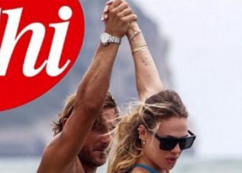 Francesco Totti e Ilary Blasi, foto da Instagram