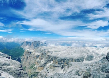 Sulle Dolomiti (Foto L. Giulian)