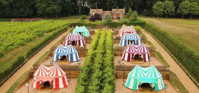 Knight's glamping nel Kent