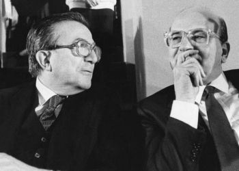 Giulio Andreotti e Bettino Craxi negli anni 80 (LaPresse)