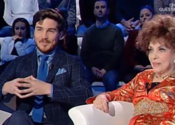 Andrea Piazzolla e Gina Lollobrigida