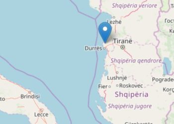 Terremoto oggi Albania (foto da Ingv)