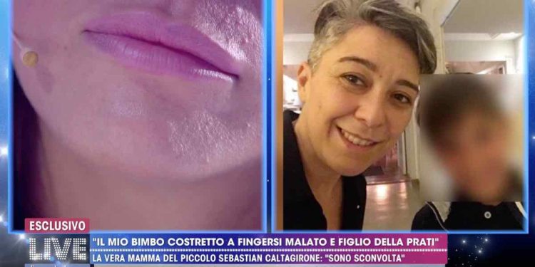mamma Sebastian Caltagirone a Live non è la D'urso