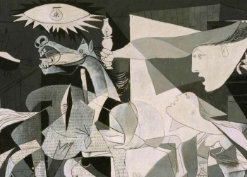 Pablo Picasso, Guernica (1937), particolare