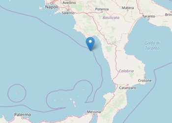 Terremoto mar Tirreno meridionale (Ingv)