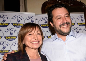 Donatella Tesei e Matteo Salvini