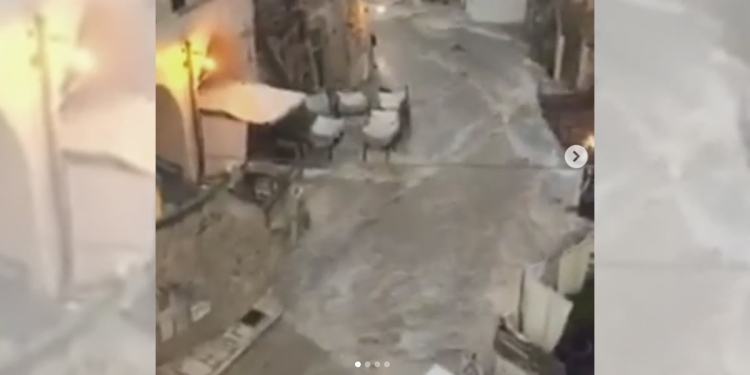 Maltempo a Matera (Instagram)