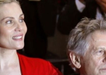 Emmanuelle Seigner con il marito Roman Polanski, foto Instagram
