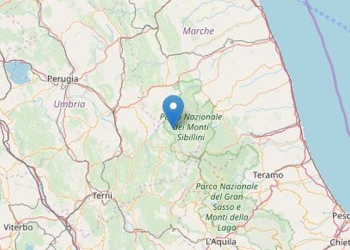 Terremoto oggi Perugia, Ingv
