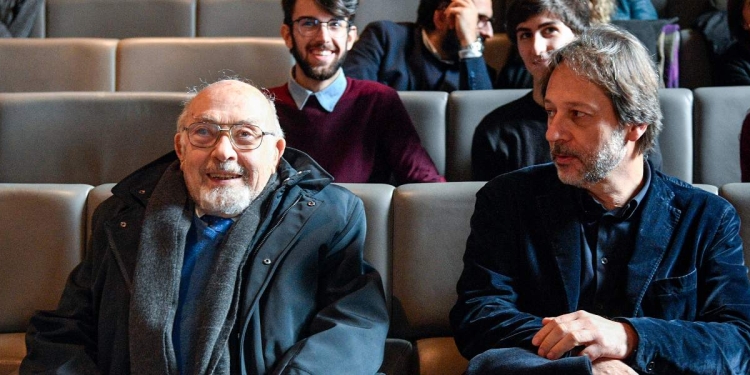 Piero Terracina con Luca Bergamo (Foto: LaPresse)