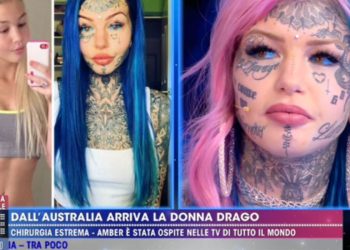 Amber Luke, la donna drago (Live Non è la D’Urso)