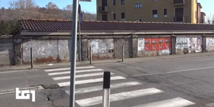 Investe bimbo di 2 anni (Foto Tg1)