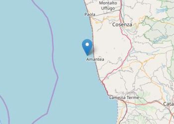 Terremoto oggi Cosenza (Ingv)