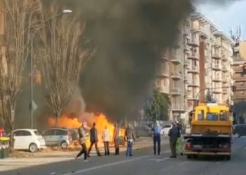 torino incendio Via Pio VII Corso Traiano