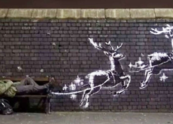 Banksy, God Bless Birmingham (Foto dal web)